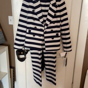 Halogen striped suit